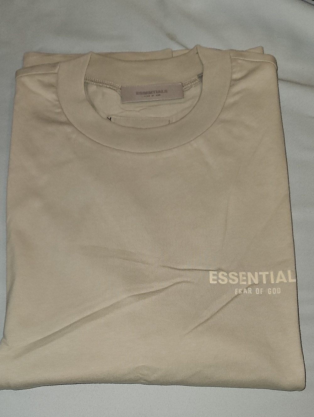 Essentials Wheat Logo Short Sleeve Tee